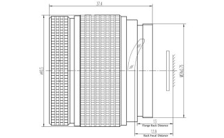 Объективы с ручной фокусировкой 20 мм f/1,0 для тепловидения LWIR